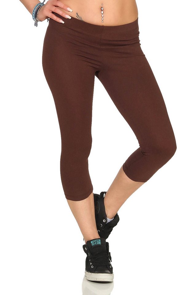 Mellice 3/4-Leggings Damen 3/4 Capri Leggings Jogginghose von Mellice