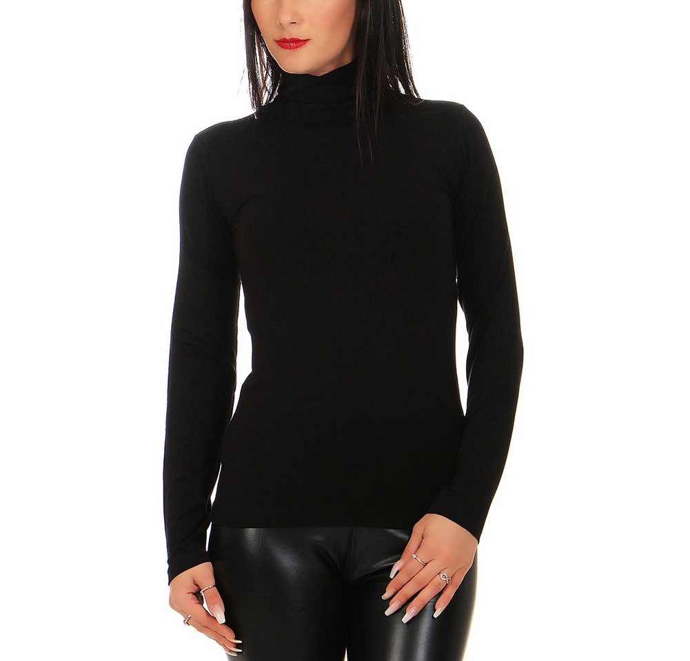 Mellice Rollkragenshirt Damen Langarm Rollkragen Shirt von Mellice