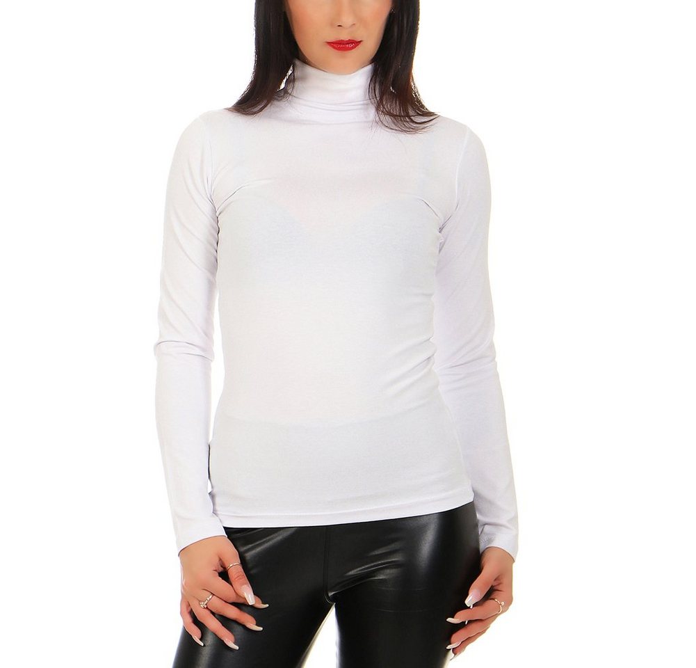 Mellice Rollkragenshirt Damen Langarm Rollkragen Shirt von Mellice