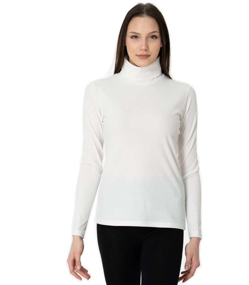 Mellice Rollkragenshirt Damen Langarm Shirt mit Rollkragen von Mellice