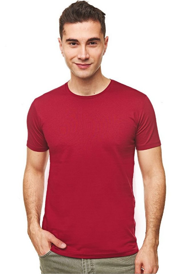 Mellice T-Shirt Herren Kurzarm Rundhals T-Shirt Baumwolle von Mellice