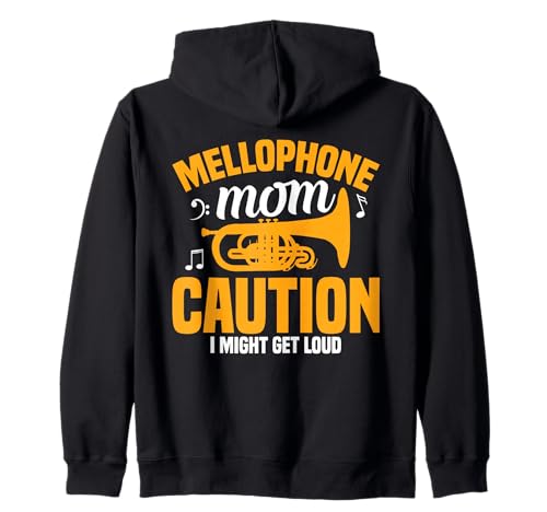 Blaskapelle Messing Instrument Mama Vorsicht Mellophon Kapuzenjacke Blaskapelle Messing Instrument Mama Vorsicht Mellophon Kapuzenjacke von Mellophone Clothing For Marching Band Member