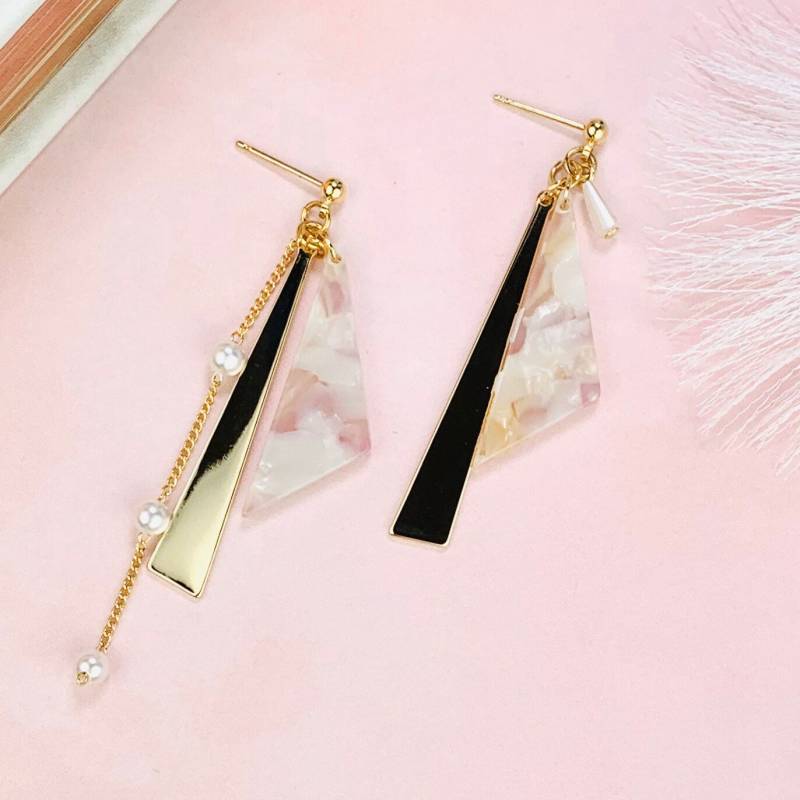 Elfenbein Farbe Türkis Schmuck, Einfache Und Elegante Ohrringe, Dinner-Party-Ohrringe, Luxus-Ohrringe von MellowMee