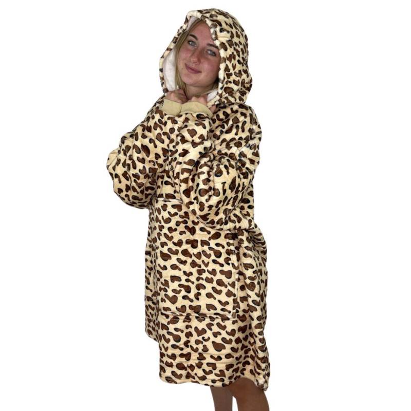Hoodie Blanket ‚Leopard' Hoodie Blanket ‚Leopard' von Mellowsliimezz