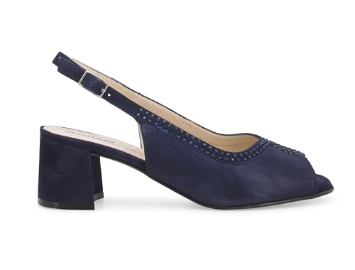 Bequeme Elegante Damen Sandale aus blauem Wildleder Abyss s633z 37.5 Bequeme Elegante Damen Sandale aus blauem Wildleder Abyss s633z 37.5 von Melluso
