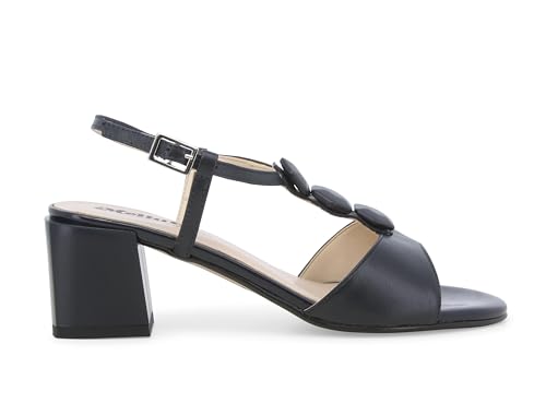 Melluso Bequeme Damensandale aus blauem Leder k35181z 38 Melluso Bequeme Damensandale aus blauem Leder k35181z 38 von Melluso