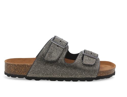 Melluso Damen-Slipper aus grauem Kunstleder 018146z 39 von Melluso