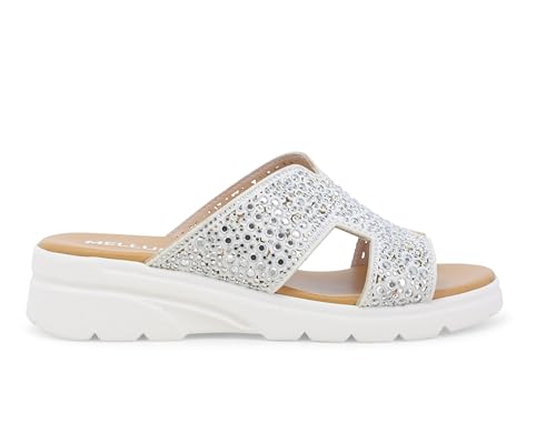 Melluso Damen-Slipper aus weissem Stoff r80232 35 Melluso Damen-Slipper aus weissem Stoff r80232 35 von Melluso