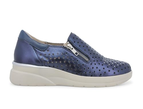 Melluso Damen-Sneakers aus blauem Leder k55432z 41 Melluso Damen-Sneakers aus blauem Leder k55432z 41 von Melluso