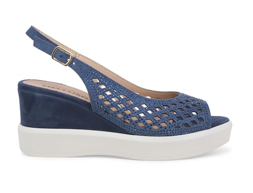 Melluso Damensandale aus blauem Wildleder r80555 41 Melluso Damensandale aus blauem Wildleder r80555 41 von Melluso