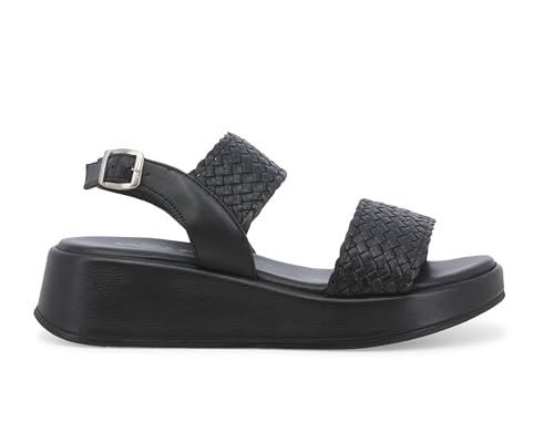 Melluso Schwarze Damensandale aus gewebtem Leder k35303z 40 Melluso Schwarze Damensandale aus gewebtem Leder k35303z 40 von Melluso