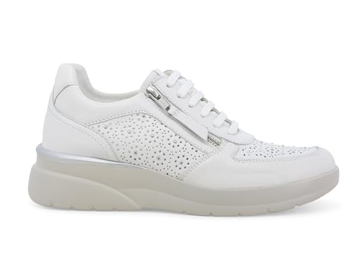 Melluso Weisse Damen-Sneakers aus Leder k55446 40 Melluso Weisse Damen-Sneakers aus Leder k55446 40 von Melluso