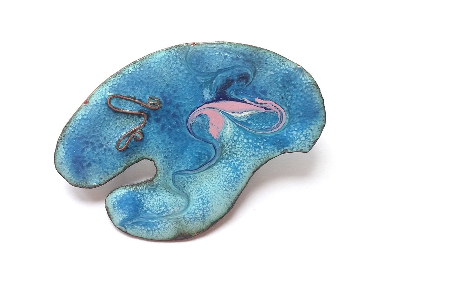 Handgefertigte Kupfer Emaille Künstler Palette Pin, Einzigartiger Kiln Gebrannter Statement Schmuck Geschenk Handgefertigte Kupfer Emaille Künstler Palette Pin, Einzigartiger Kiln Gebrannter Statement Schmuck Geschenk von MelodieKantnerArt