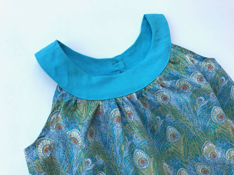 4 Jahre - Sommerkleid Für Mädchen Aus Liberty Hera, Modell Agathe von MelonGrenadine