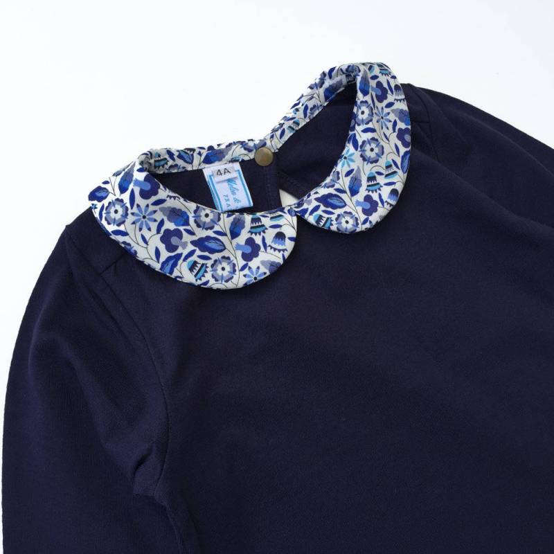 T-Shirt Langarm, Liberty Blau Bobo - 4 Jahre Vergehen T-Shirt Langarm, Liberty Blau Bobo - 4 Jahre Vergehen von MelonGrenadine