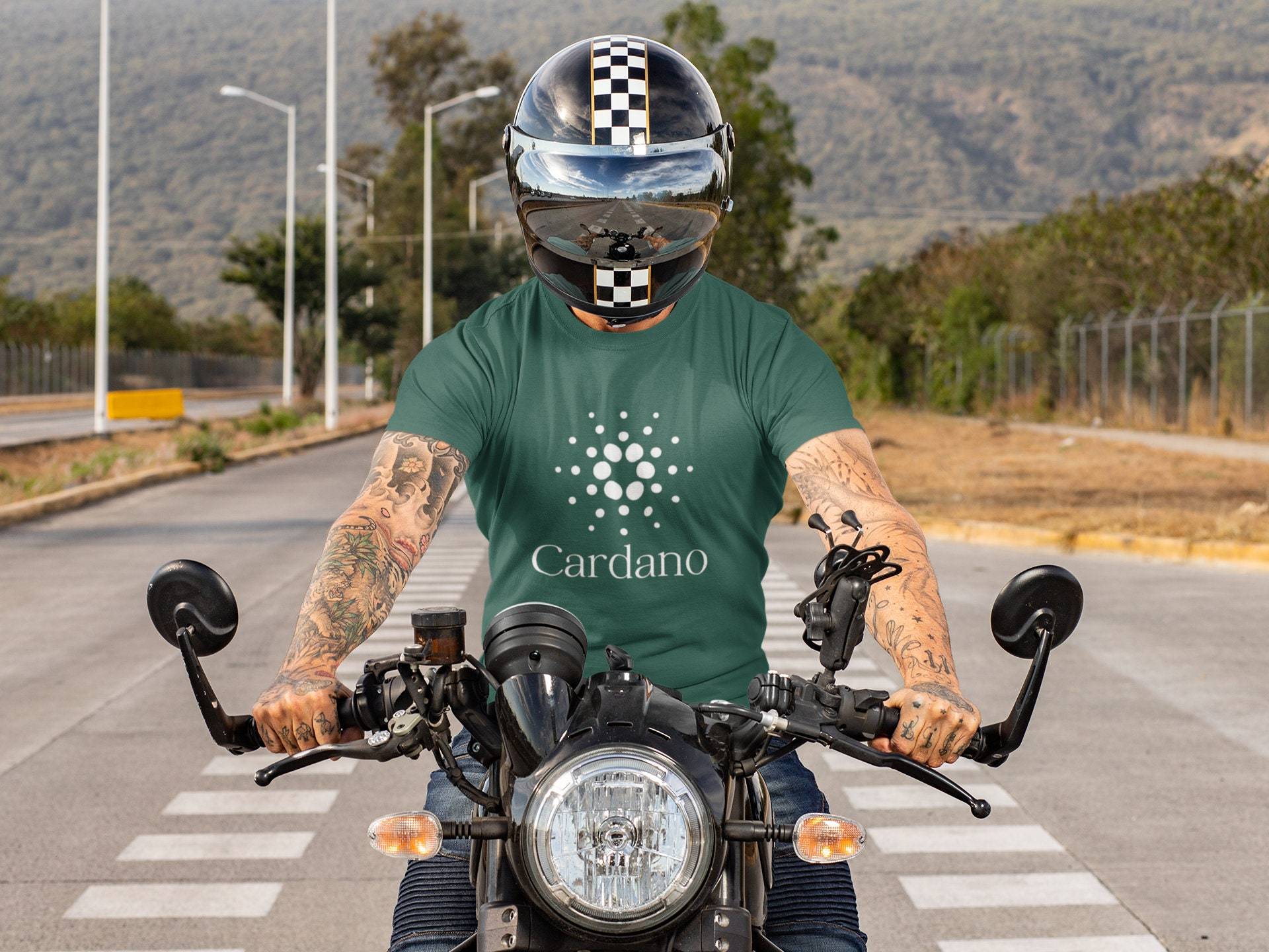 Unisex-Bio-Baumwoll-T-Shirt Cardano Krypto Unisex-Bio-Baumwoll-T-Shirt Cardano Krypto von Melooodys