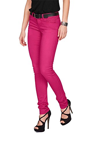 Melrose Damen Jeans Highlight (38, Pink) von Melrose