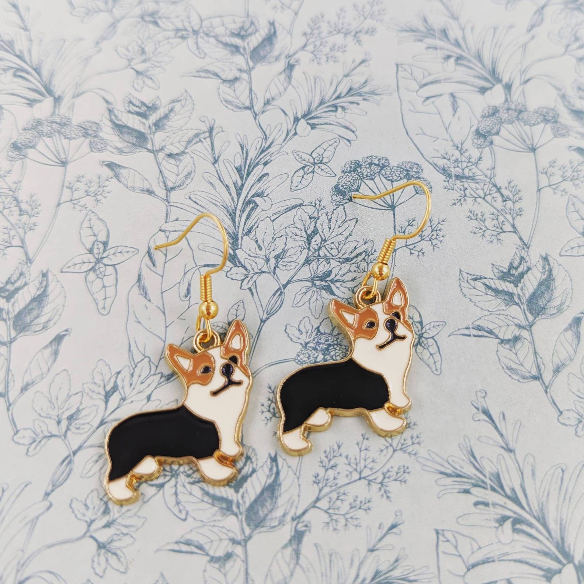 Corgis Ohrringe, Mutter Geschenke, Hundemama Hundeliebhaber, Hunde Schmuck, Tierarzt Hundezüchter Fan von Melspridejewellery