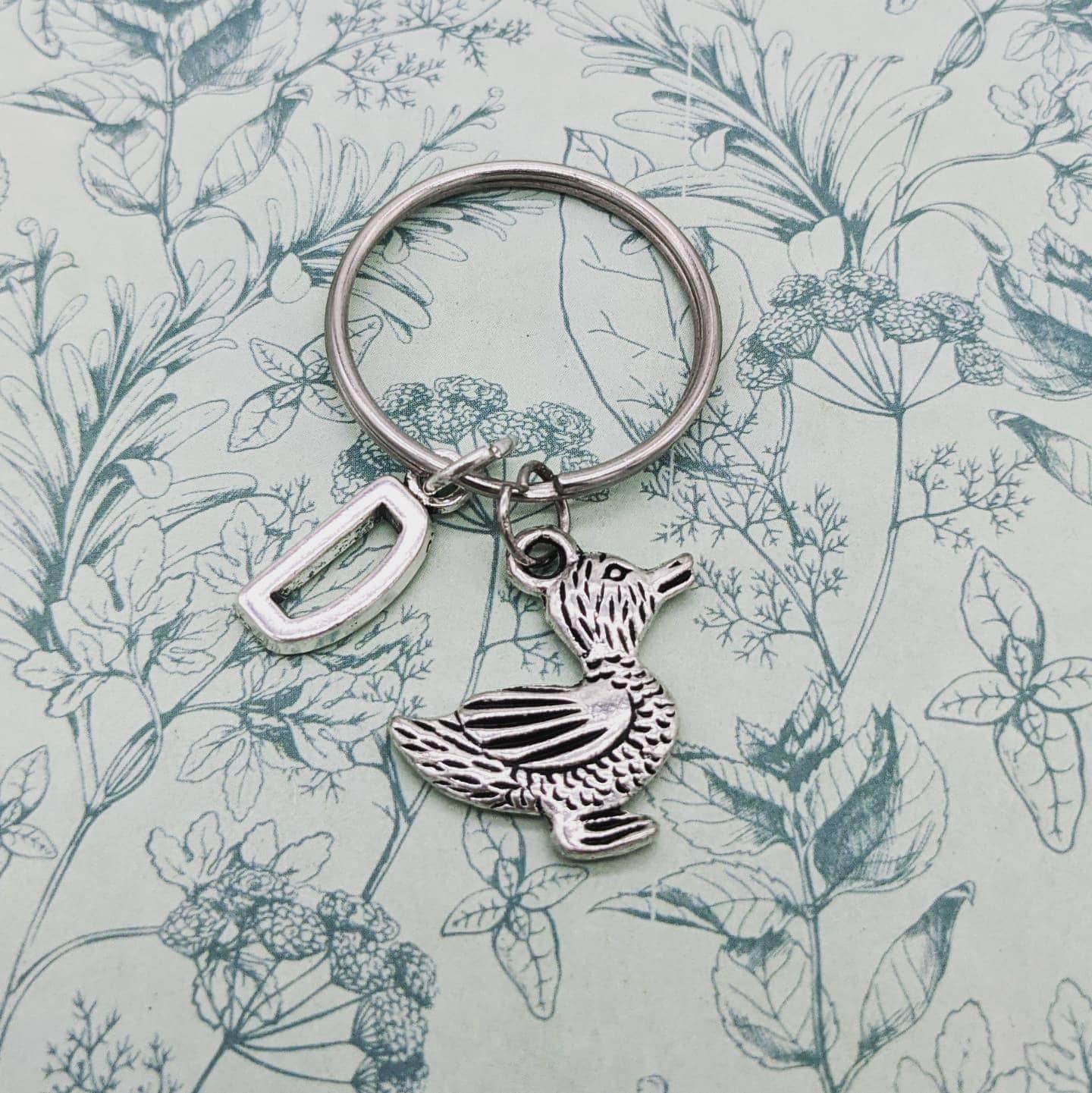 Ente Schlüsselanhänger, Liebhaber Geschenke, Mama Personalisierte Tier Tierliebhaber Vogel von Melspridejewellery