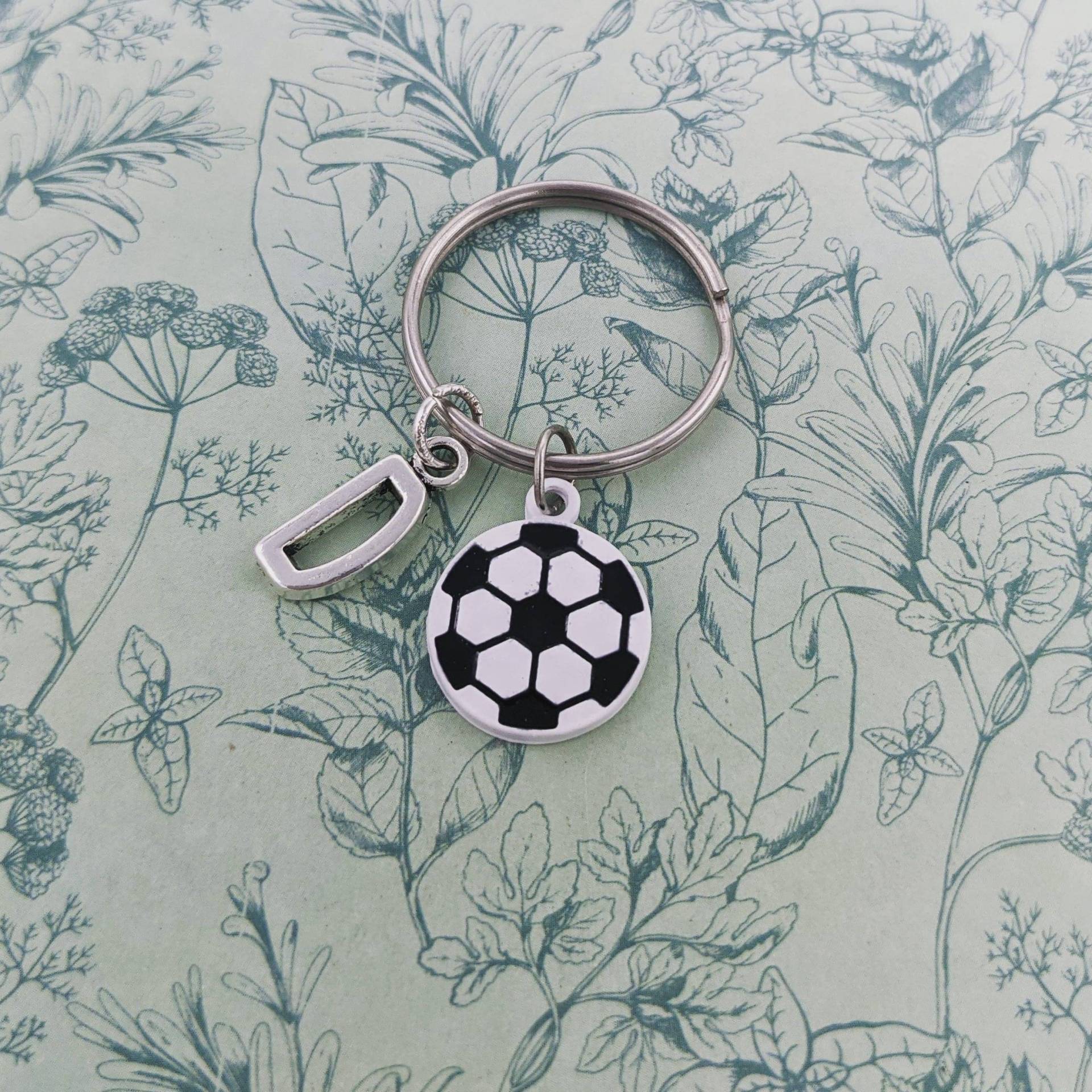 Fußball Schlüsselring, Personalisierter Geschenk, Schlüsselanhänger, Sportgeschenke, Trainer Geschenke, Sümpfe Füller, Sohn von Melspridejewellery