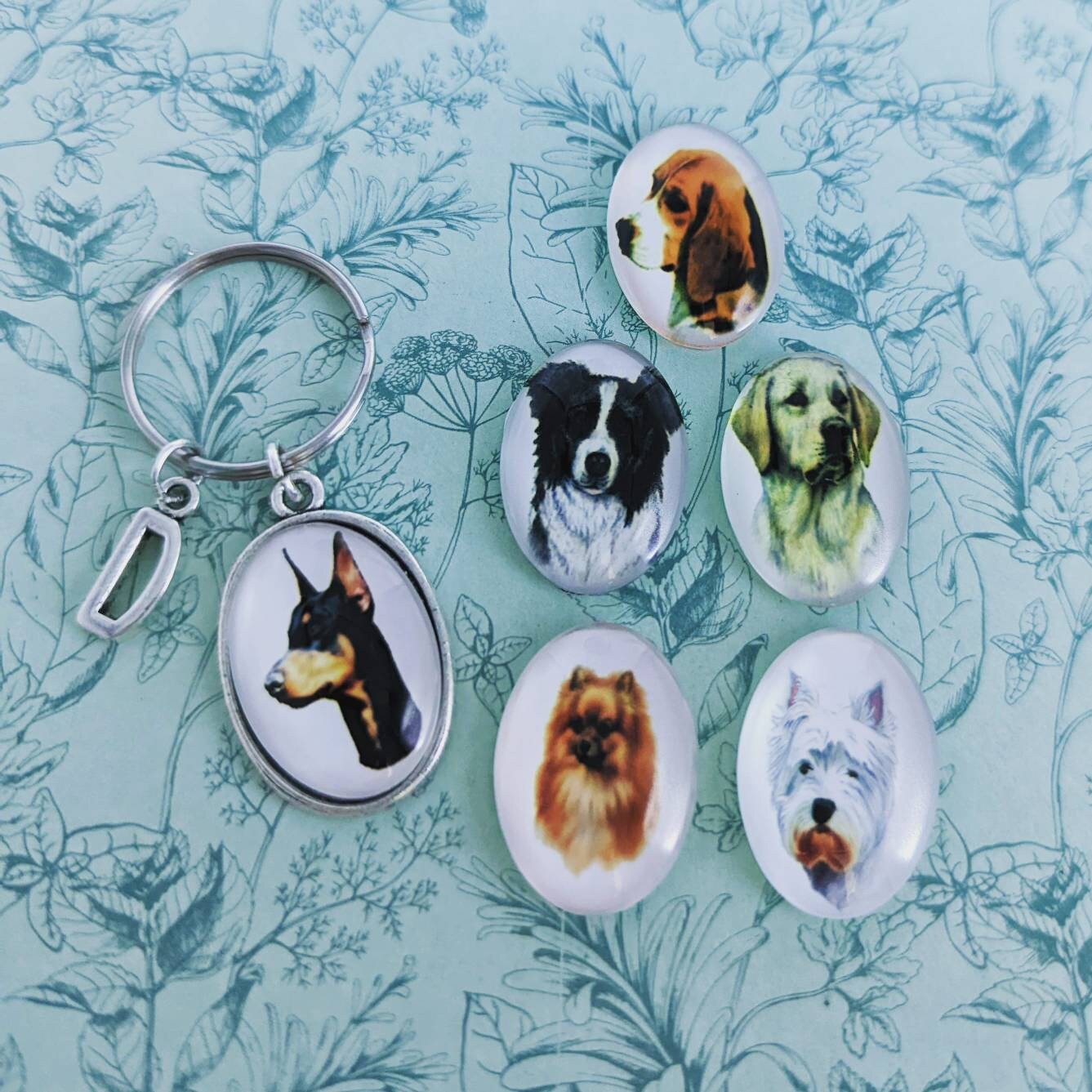 Hunde Schlüsselanhänger, Border Collie Besitzer Geschenke, Hundemama Labrador Ursprüngliche Geschenk Vom Hund, Haustier Verlust von Melspridejewellery