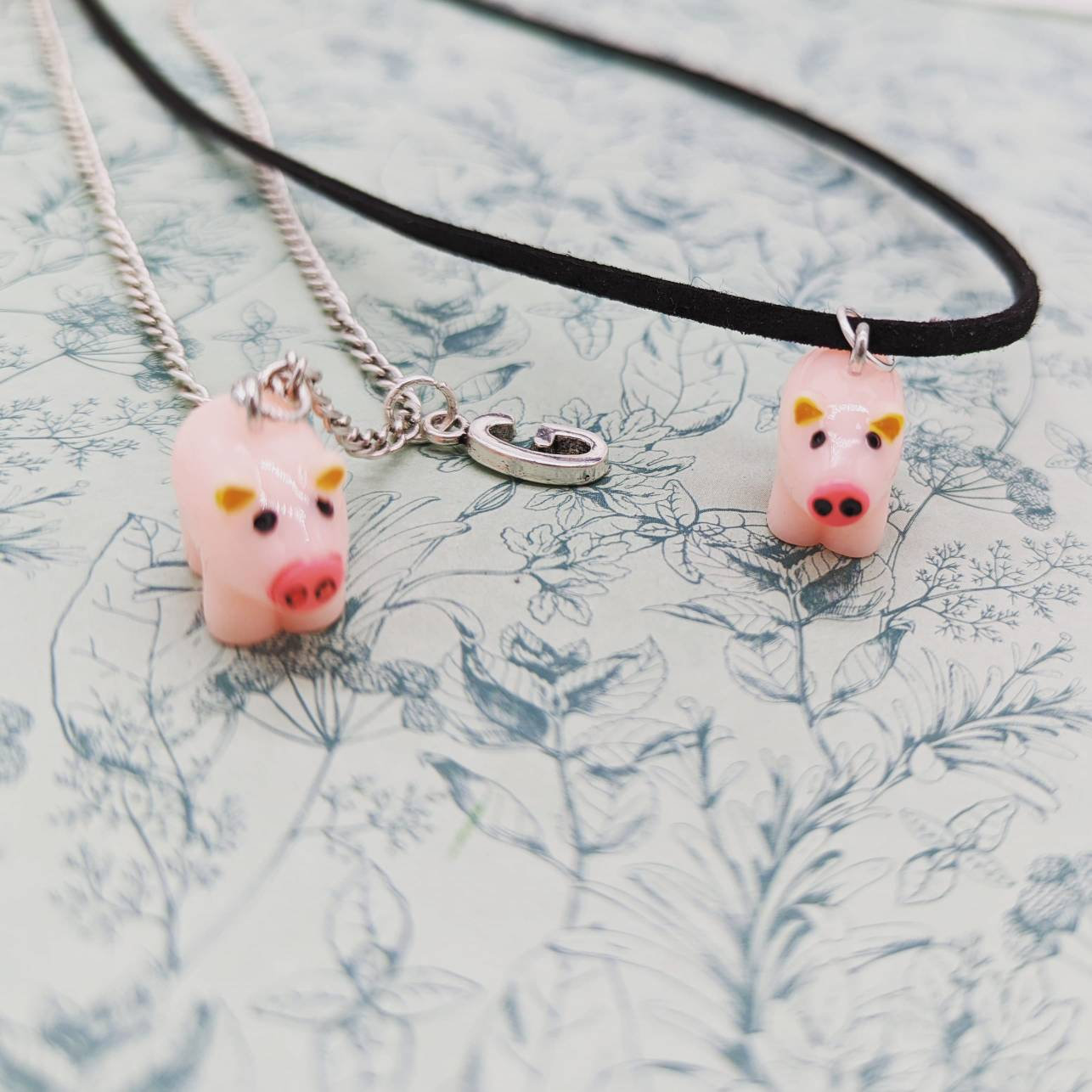 Niedliche Schwein Halskette, Geschenke Für Schweineliebhaber, Bauernhof Tierschmuck, Bauer Geschenke, Tierarzt Geschenk, Tierschmuck, Tierbesitzer von Melspridejewellery