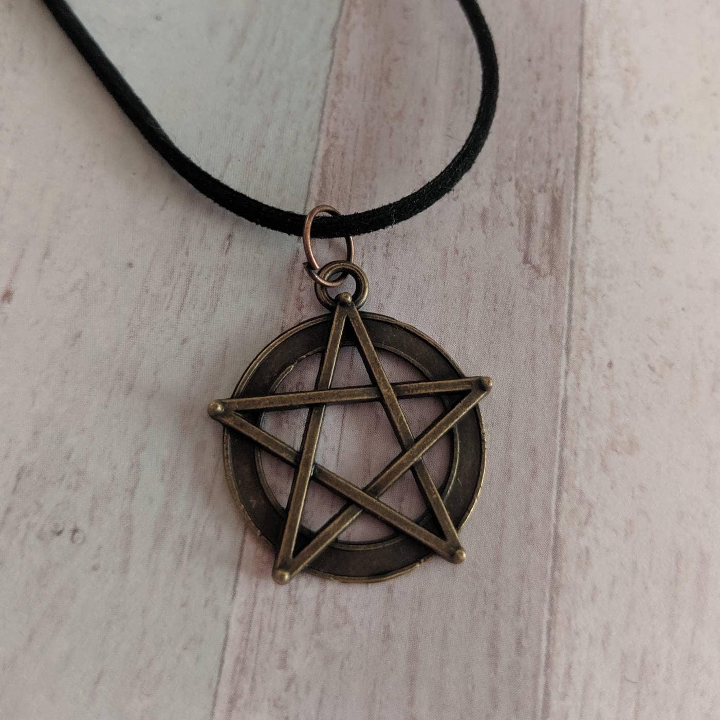 Pentagramm Halskette, Pagan Schmuck, Hexen Gothic Geschenke Für Sie, Geschenk von Melspridejewellery