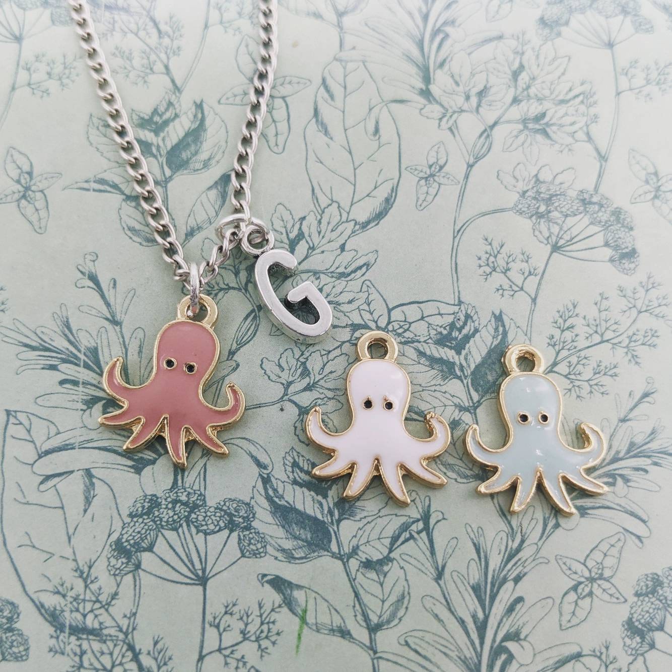 Tintenfisch Halskette, Oktopus Schmuck, Geschenke, Süße Personalisierte Bff Schwester Geschenk von Melspridejewellery