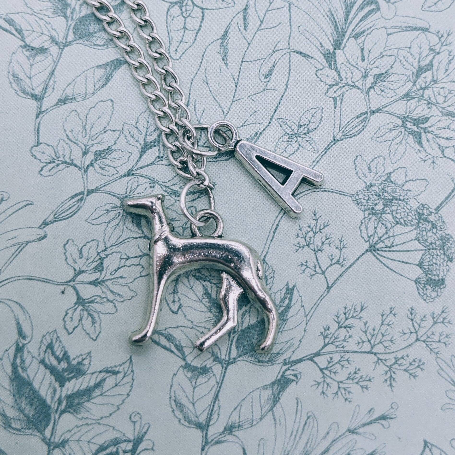 Windhund Halskette, Liebhaber Geschenke, Hund Mitbringsel, Whippet Geschenk, Hundeschmuck, Hunde Mama, Personalisierte Hundegeschenke von Melspridejewellery