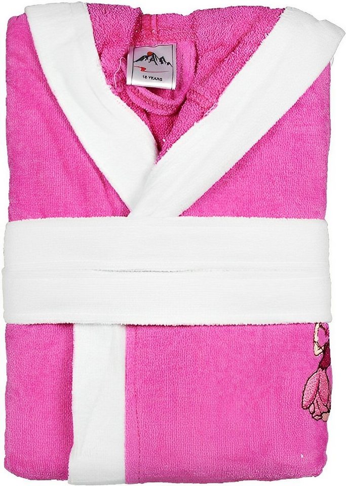Meltem Kinderbademantel Kapuze Bindegürtel Schalkragen Pink Motiv: Bär 6-7 Jahre, Baumwolle, Kapuze Bindegürtel Meltem Kinderbademantel Kapuze Bindegürtel Schalkragen Pink Motiv: Bär 6-7 Jahre, Baumwolle, Kapuze Bindegürtel von Meltem