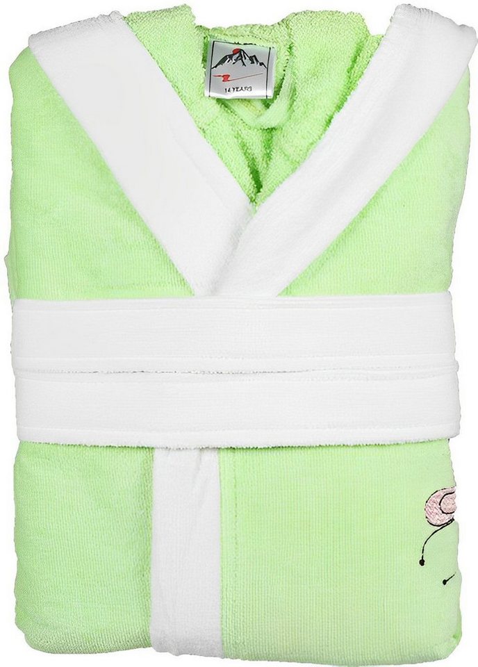 Meltem Kinderbademantel mit Kapuze Bindegürtel Schalkragen Grün Motiv: Bär 6-7 Jahre, Baumwolle, Kapuze, Bindegürtel & Schalkragen Meltem Kinderbademantel mit Kapuze Bindegürtel Schalkragen Grün Motiv: Bär 6-7 Jahre, Baumwolle, Kapuze, Bindegürtel & Schalkragen von Meltem