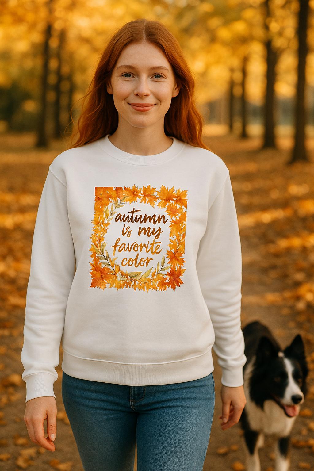 Autumn, Fall, Favorite Color, Classic Unisex Longsleeve T-Shirt von MeltiDesign
