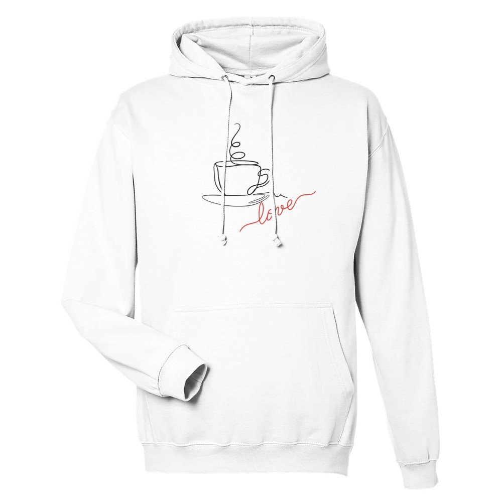 Coffee, Love, Premium Unisex Pullover Hoodie | Justhoods Jh001 von MeltiDesign