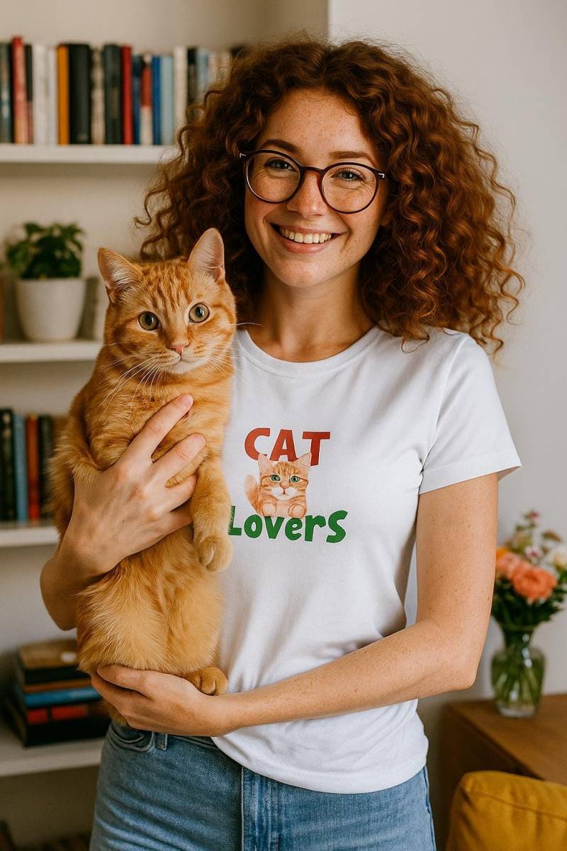 Premium Womens Crewneck T-Shirt | Bella + Canvas 6004 White von MeltiDesign