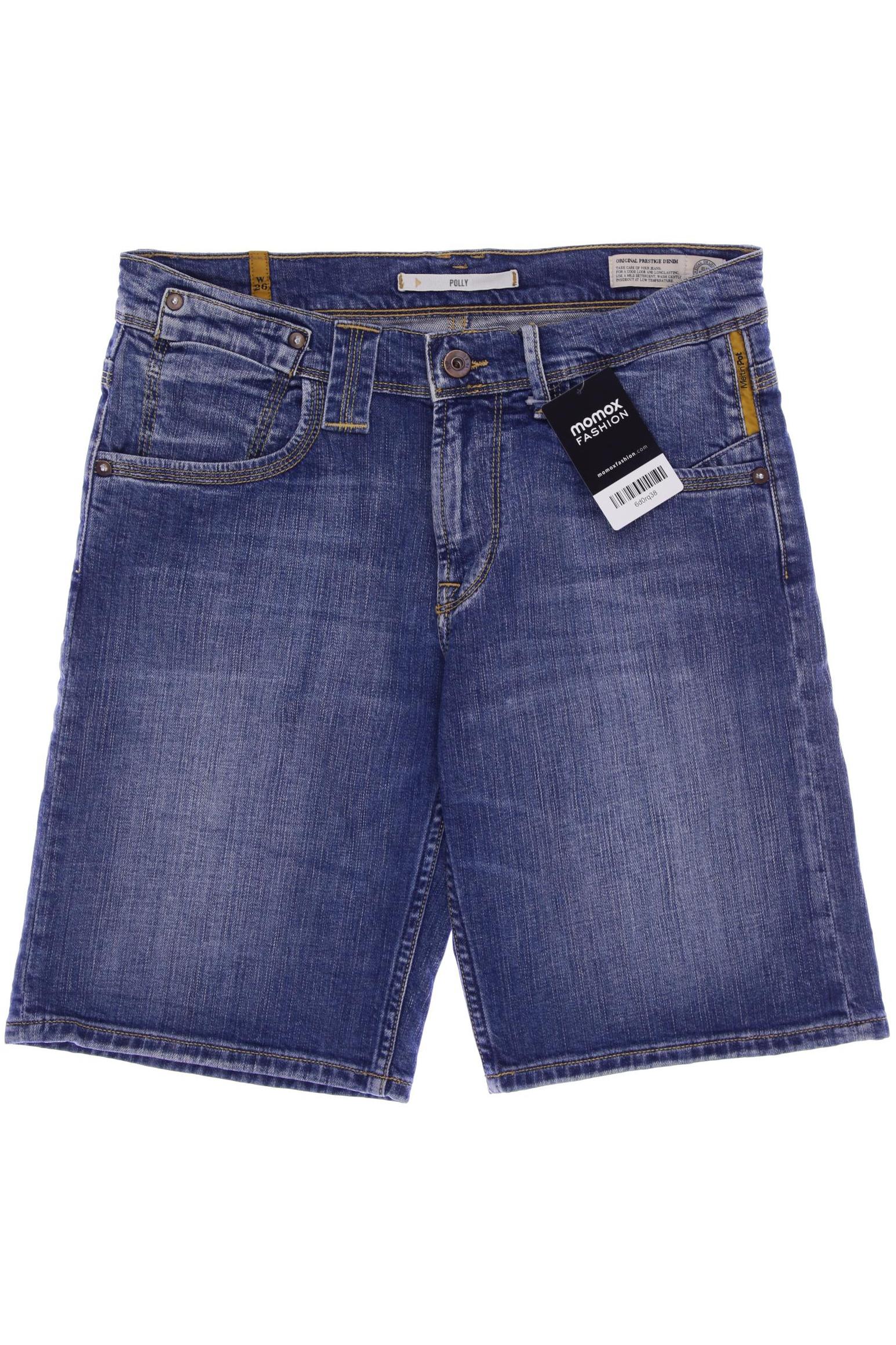 Meltin Pot Damen Shorts, blau von Meltin Pot