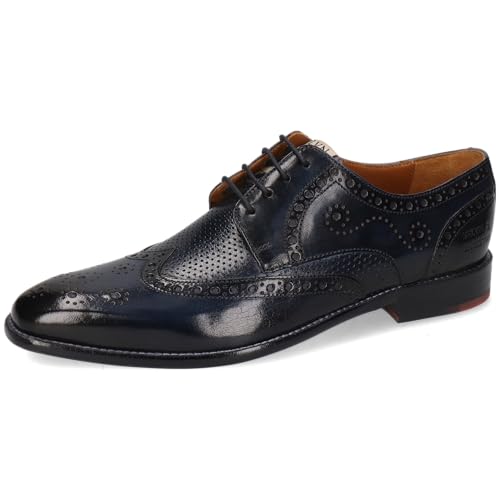 Melvin & Hamilton Derby Schuhe Herren Dylan 2 Blau 46 von Melvin & Hamilton