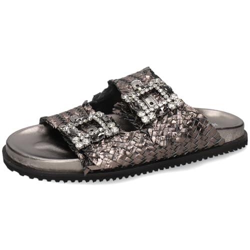 Melvin & Hamilton Pantoletten Damen Eve 1 Silber 42 von Melvin & Hamilton