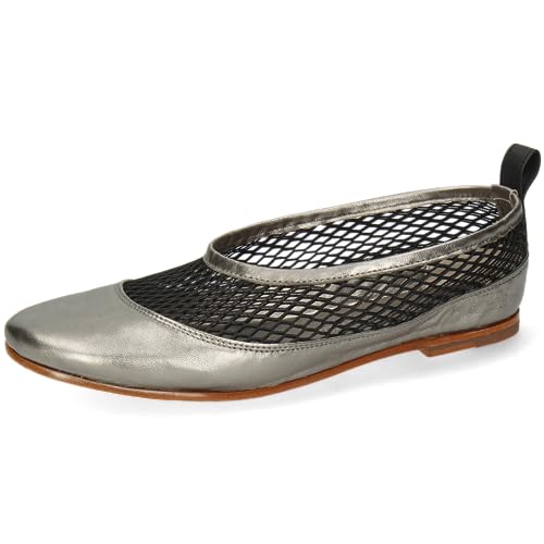 Melvin & Hamilton Ballerinas Damen Iris 14 Silber 37 von Melvin & Hamilton