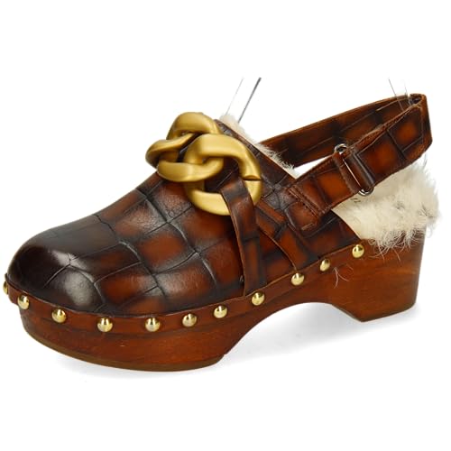 Melvin & Hamilton Clogs Damen Flora 1 Braun 36 von Melvin & Hamilton