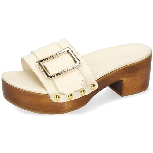 Melvin & Hamilton Clogs Damen Layla 1 Beige 37 von Melvin & Hamilton