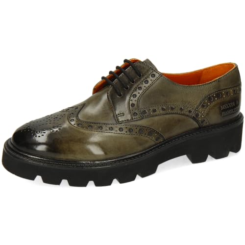 Melvin & Hamilton Derby Schuhe Damen Jenny 6 Grün 36 von Melvin & Hamilton