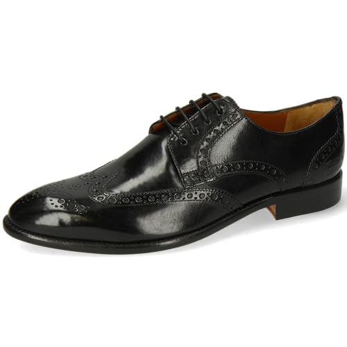 Melvin & Hamilton Derby Schuhe Herren Bobby 5 Schwarz 39 von Melvin & Hamilton