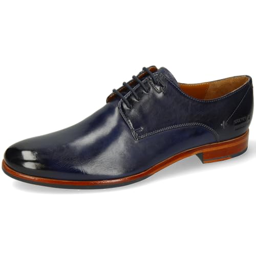 Melvin & Hamilton Derby Schuhe Herren Clint 1 Blau 40 von Melvin & Hamilton