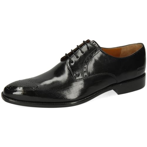 Melvin & Hamilton Derby Schuhe Herren Dylan 1 Schwarz 40 von Melvin & Hamilton