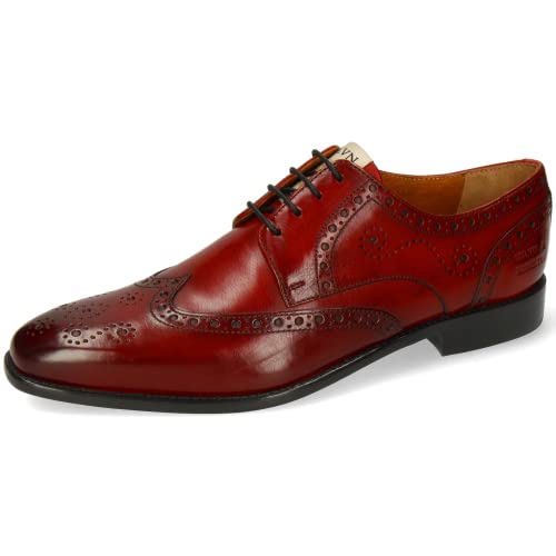 Melvin & Hamilton Derby Schuhe Herren Dylan 2 Rot 42 von Melvin & Hamilton