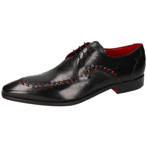 Melvin & Hamilton Derby Schuhe Herren Elvis 85 Schwarz 42 von Melvin & Hamilton