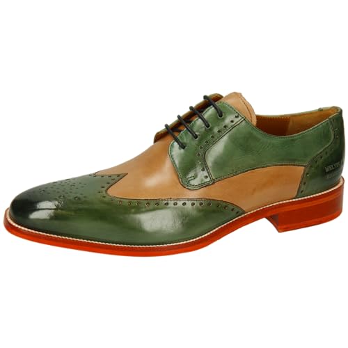 Melvin & Hamilton Derby Schuhe Herren Jeff 14 Grün 40 von Melvin & Hamilton