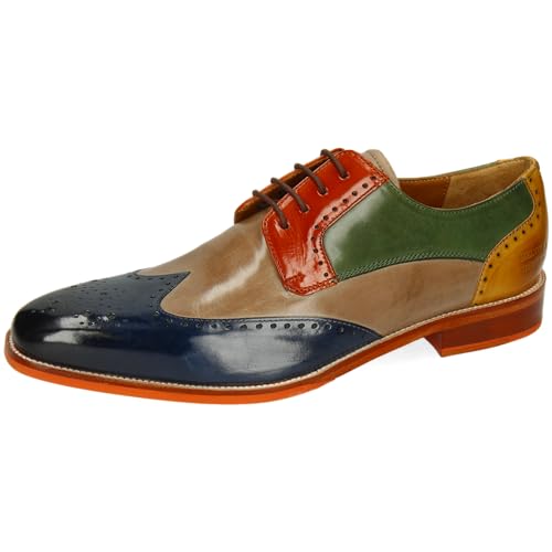 Melvin & Hamilton Derby Schuhe Herren Jeff 14 Multi 42 von Melvin & Hamilton