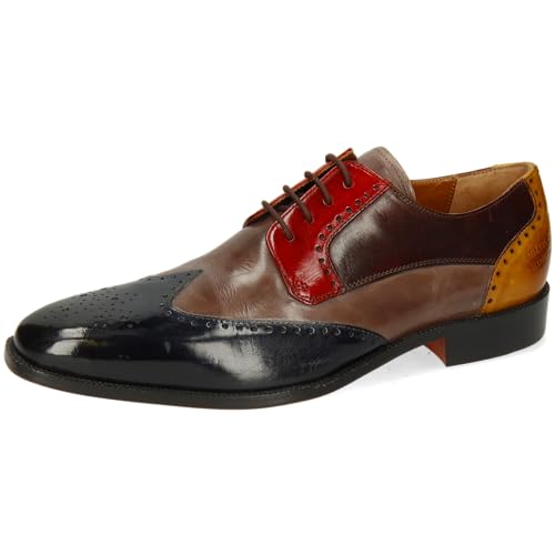 Melvin & Hamilton Derby Schuhe Herren Jeff 14 Multi 43 von Melvin & Hamilton