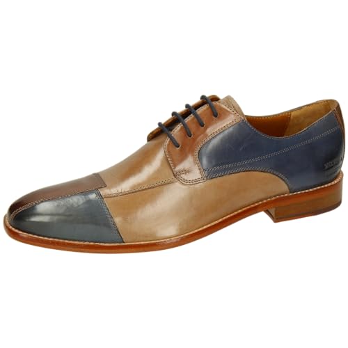 Melvin & Hamilton Derby Schuhe Herren Leonardo 45 Grau 42 von Melvin & Hamilton